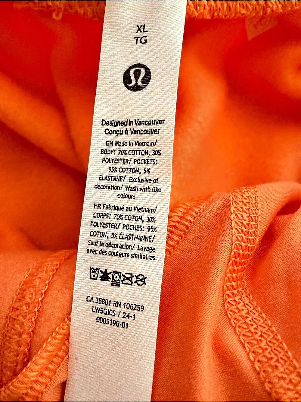 Lululemon Scuba Mid-Rise Oversized Jogger Coral Kiss Jogger Pants Size XL - Picture 4 of 9